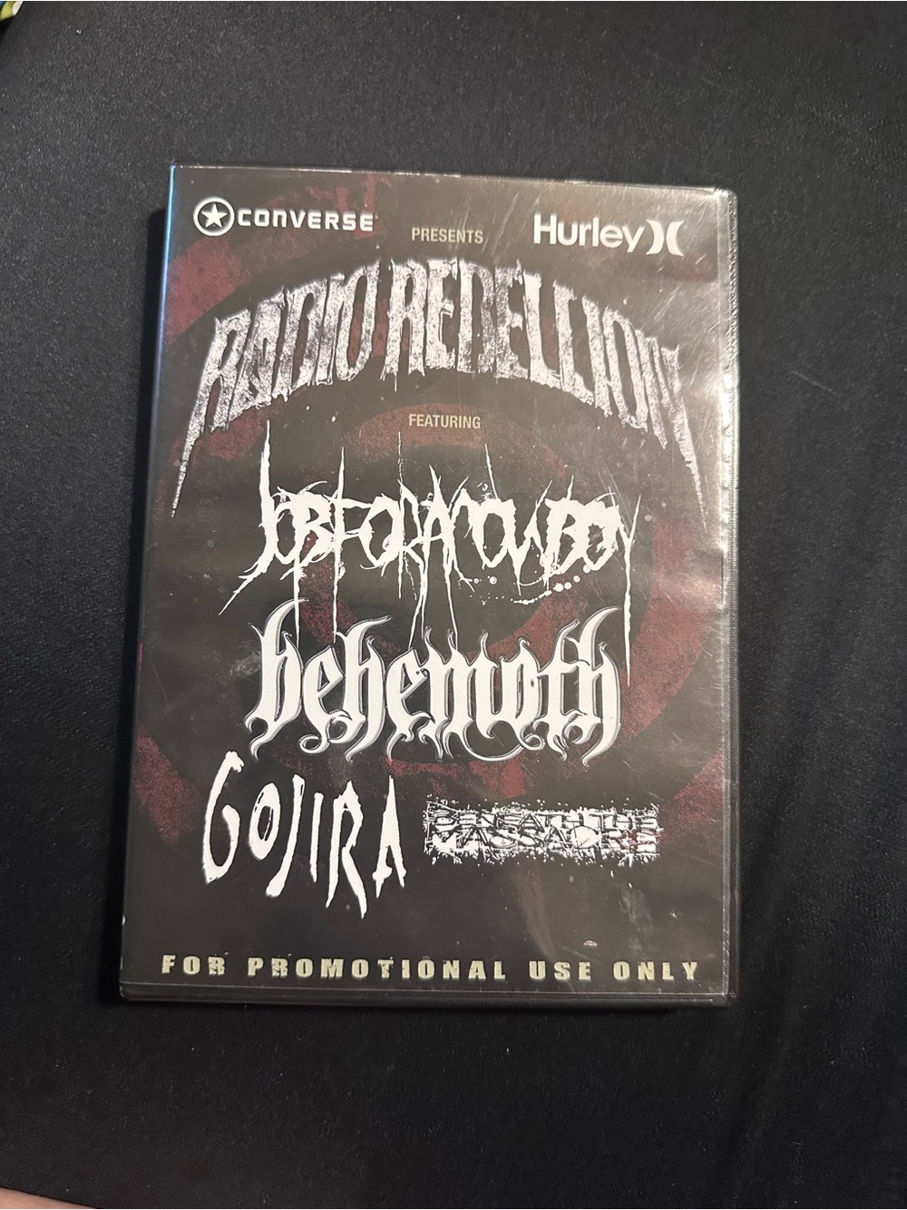 Rebellion Radio Promotional DVD by Rebellion - Black & White